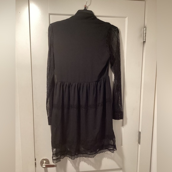 NWOT Belldini Los Angeles Size S Lace Trim Bowtie Dress - Picture 5 of 7